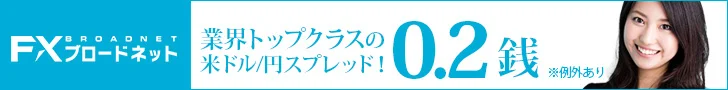 FXブロードネット キャンペーンバナー
