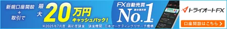 トライオートFX キャンペーンバナー
