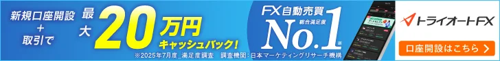 トライオートFX キャンペーンバナー